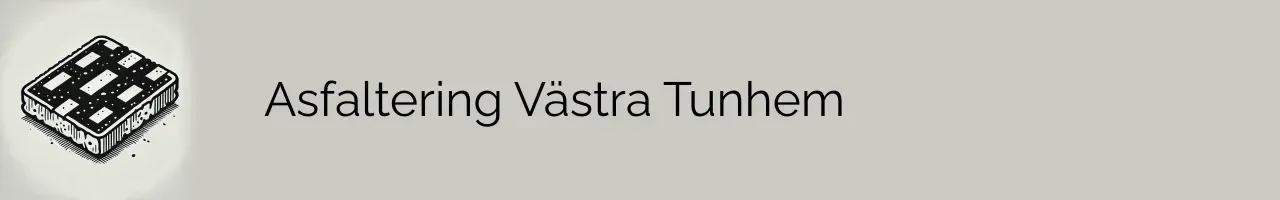 Asfaltering Västra Tunhem